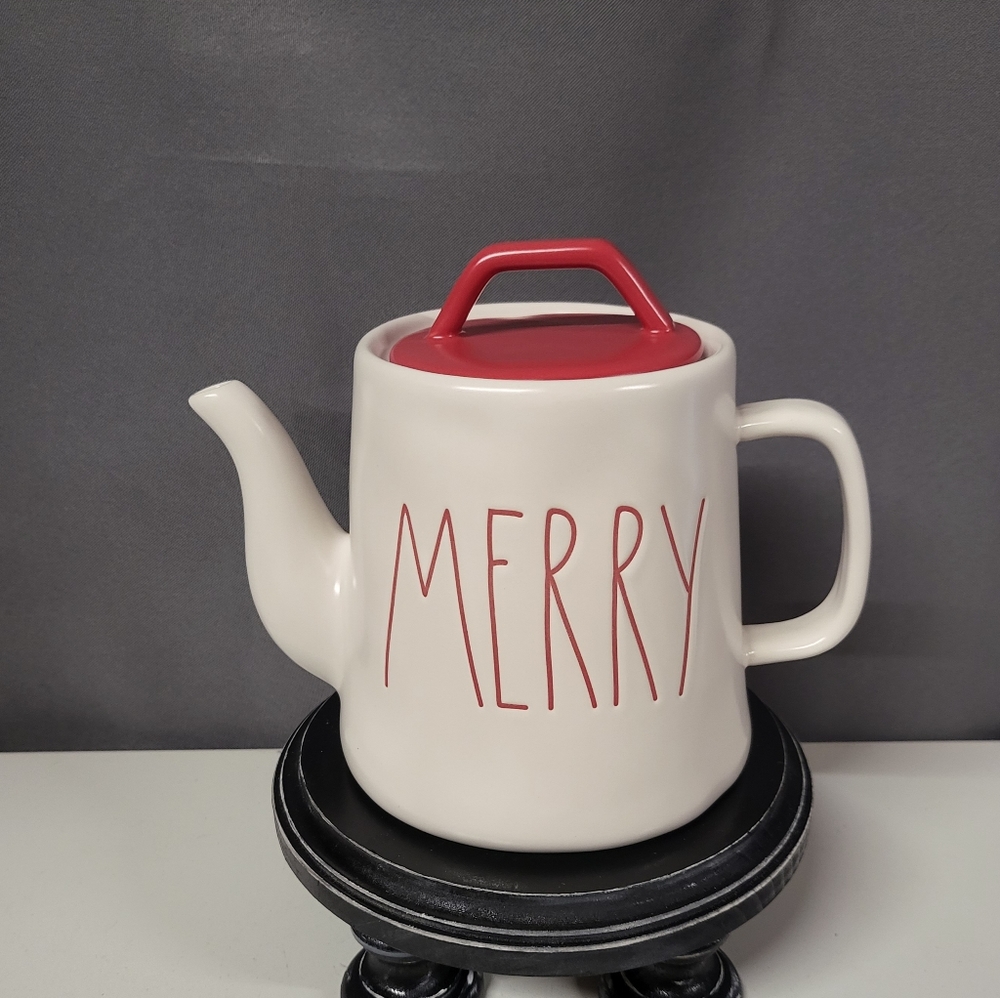 Rae Dunn MERRY Teapot